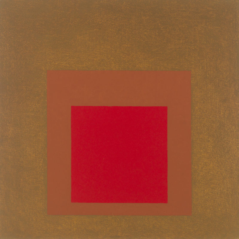 Josef Albers - Study for Homage to the Square - Rooted, 1961, oil on board, 76.2 x 76.2 cm (30 x 30 in)