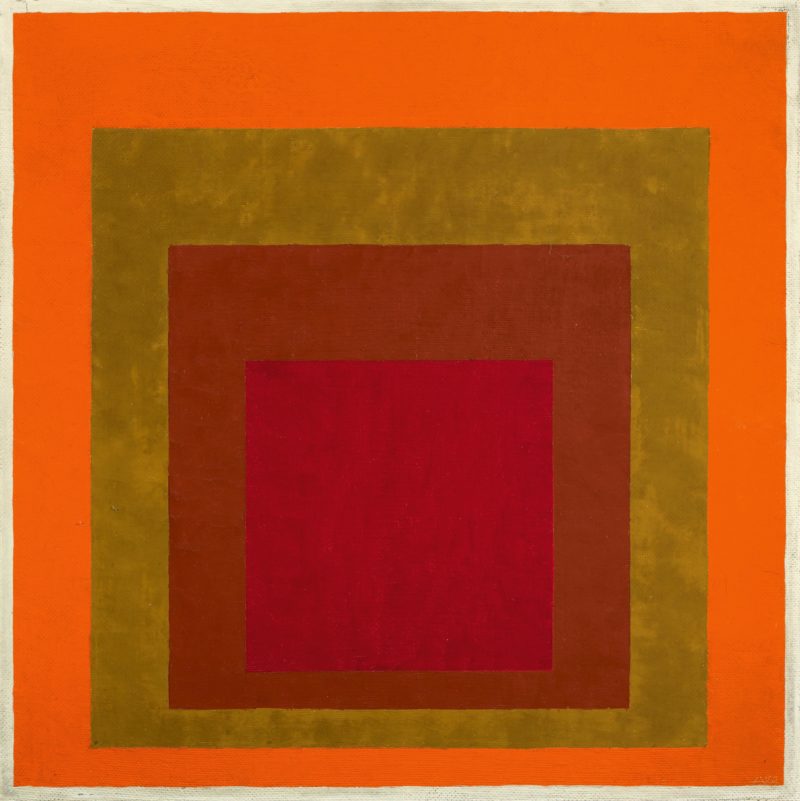 Josef Albers - Study to Homage to the Square - Warm Welcome, 1953 : 1955, oil on Masonite, 56 x 56 cm