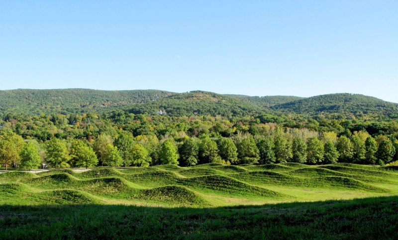 Maya Lin - Storm King Wavefield, 2007-2008, earth and grass, 240,000 square feet (11 acre site), Storm King Art Center, Mountainville, New York