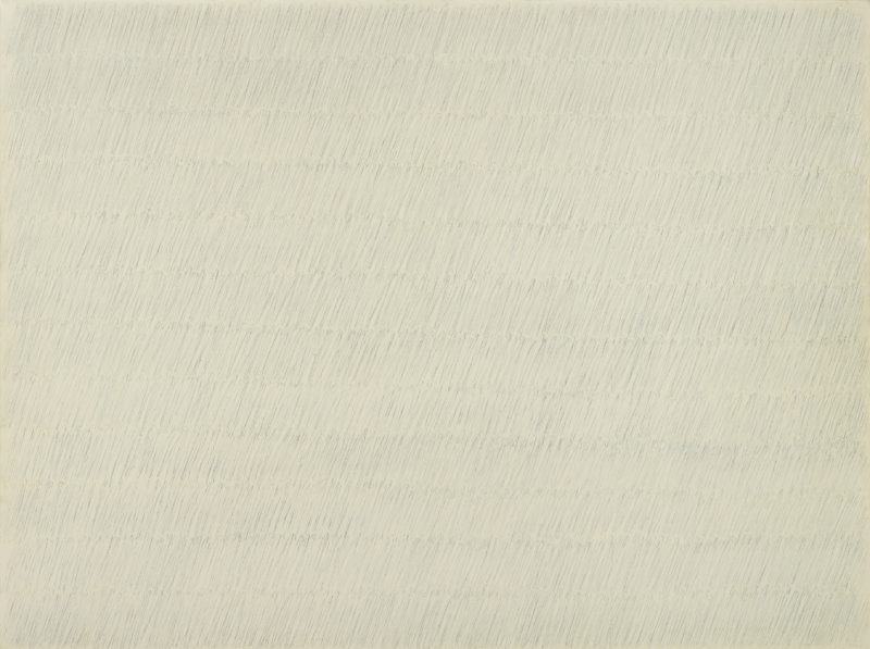 Park Seo-Bo (박서보) – Ecriture No.27-77, 1977, Oil and pencil on canvas