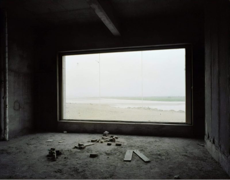Zhang Kechun – View of the Yellow River from a window of construction site
