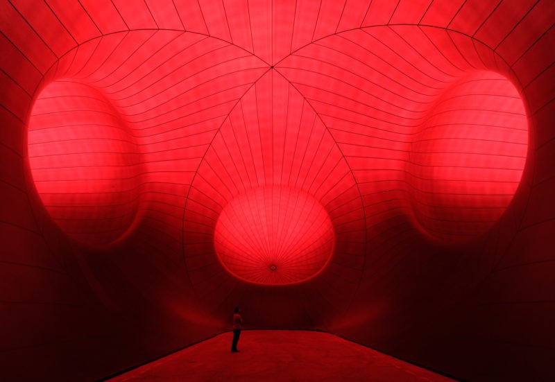 Anish Kapoor – Leviathan, 2011, PVC, 33.5 x 100 x 72m, Grand Palais, Paris for Monumenta 2011