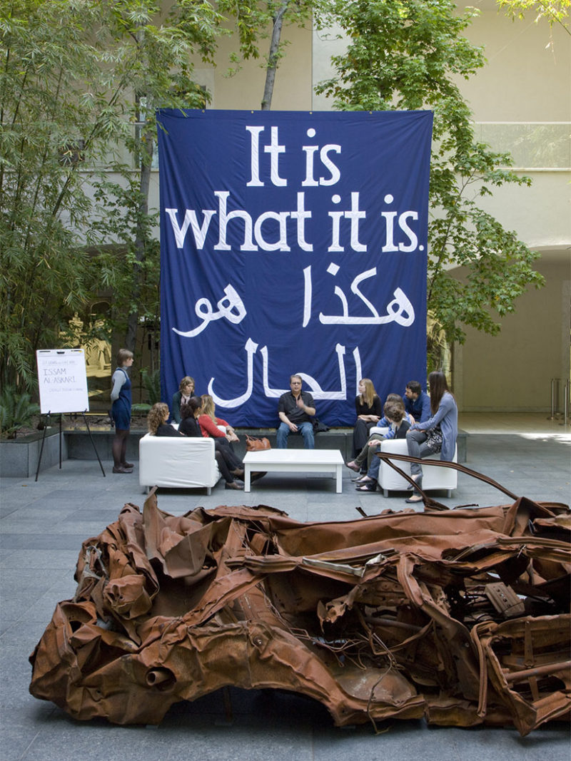 Jeremy-Deller-It-Is-What-It-Is-Conversations-About-Iraq-at-the-Hammer-Museum-UCLA-Los-Angeles-2009-2