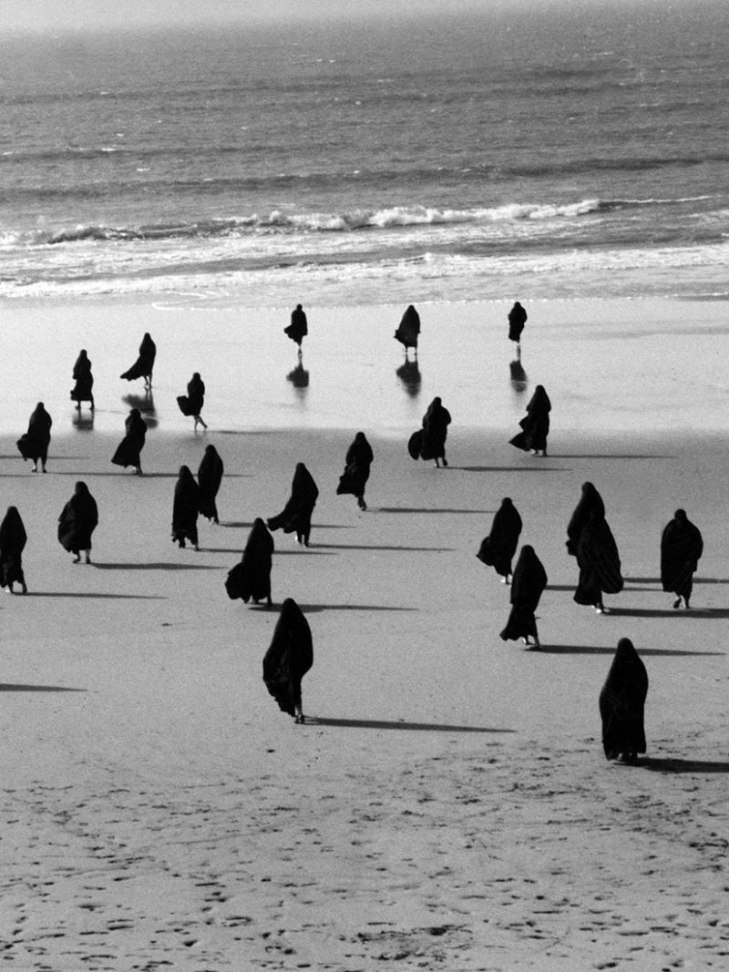 Shirin Neshat's Rapture - Veiled women in their traditional Islamic attire