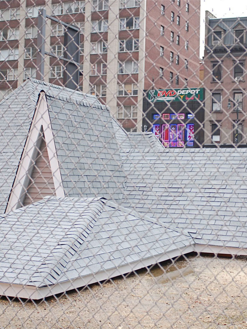 Artist David Brooks & These massive rooftops on Manhattan's last undeveloped lot