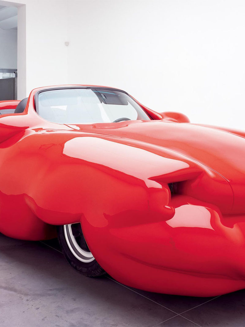 Looking at Erwin Wurm's Fat Cars will make you laugh