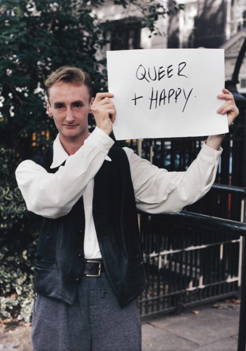 Gillian Wearing - Queer + Happy from Signs that say what you want them to say and not Signs that say what someone else wants you to say, 1992-1993