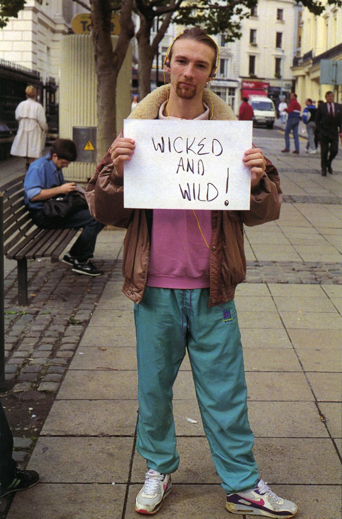Gillian Wearing - Wicked and Wild! from Signs that say what you want them to say and not Signs that say what someone else wants you to say, 1992-1993