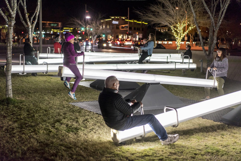 Impulse, seesaws, Canal Convergence, Scottsdale, 2017