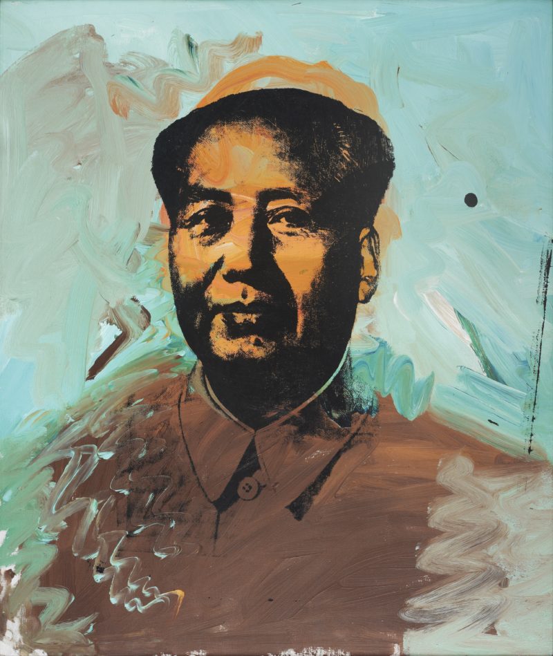 Andy Warhol (1928-1987), Mao, 1973, acrylic and silkscreen ink on canvas, 127 x 107 cm
