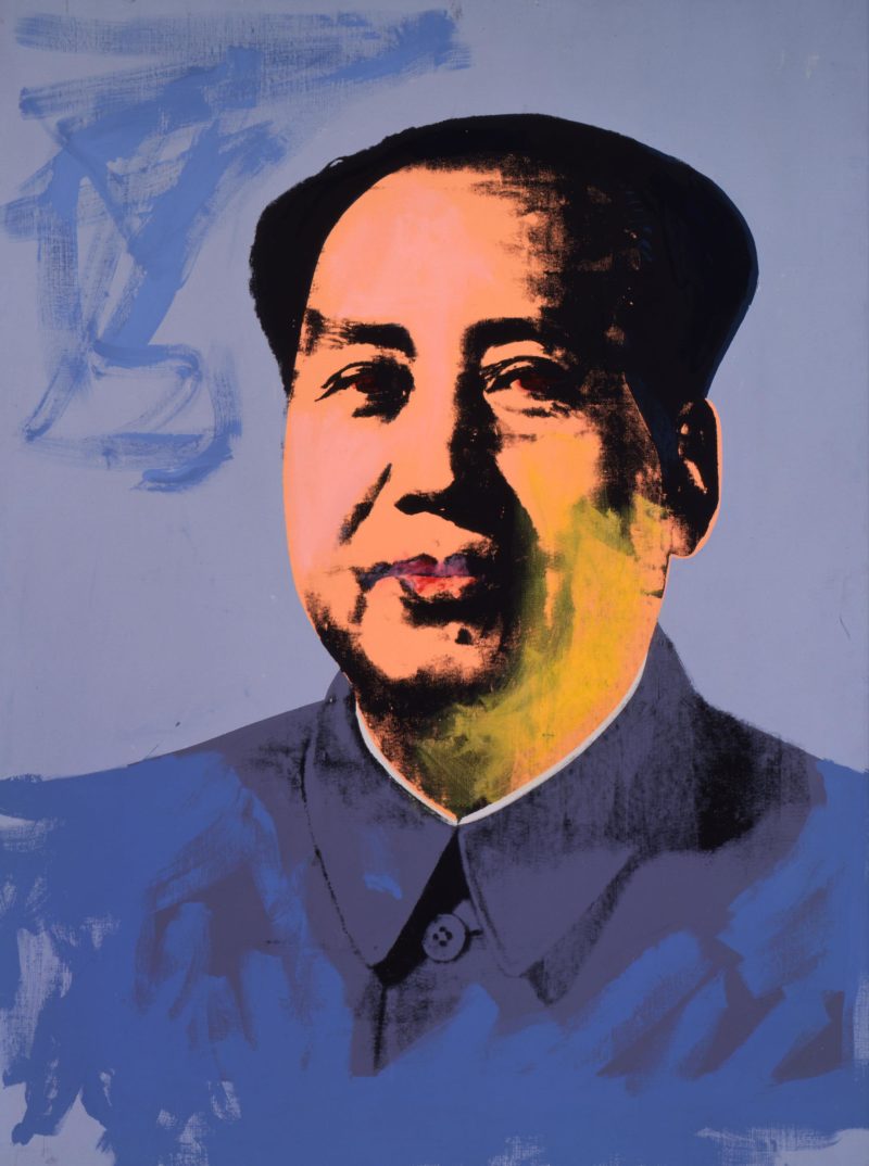 Andy Warhol - Mao, 1972-1974, acrylic and silkscreen ink on canvas, 127 x 106.7 cm (50 x 42 in.)