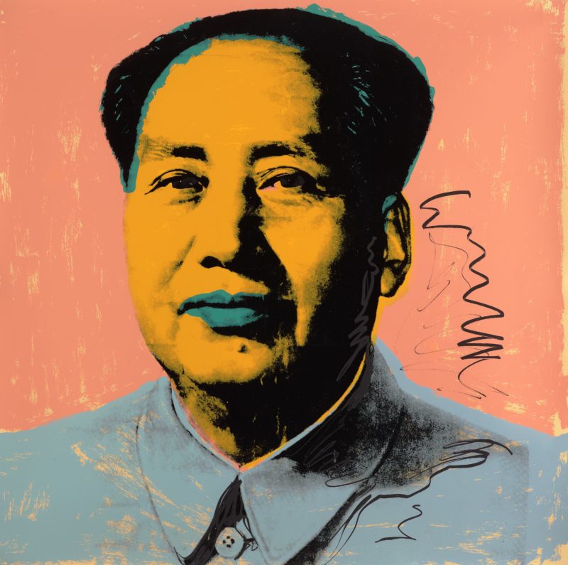 Andy Warhol - Mao - 1972, Silkscreen printed in colours, 91,5 x 91,4 cm
