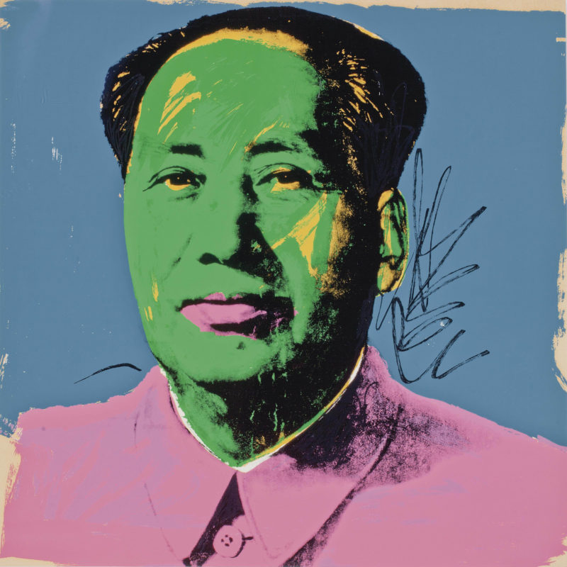 Andy Warhol - Mao- one plate (F. & S. II.93), 1972, screenprint in colors,, 91,4 x 91,1 cm, edition 50