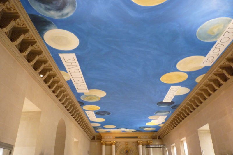Cy Twombly – The Ceiling, 2010, approx. 344 m2 (3700 sq. ft.), Salle des Bronzes Antiques, Louvre, Paris