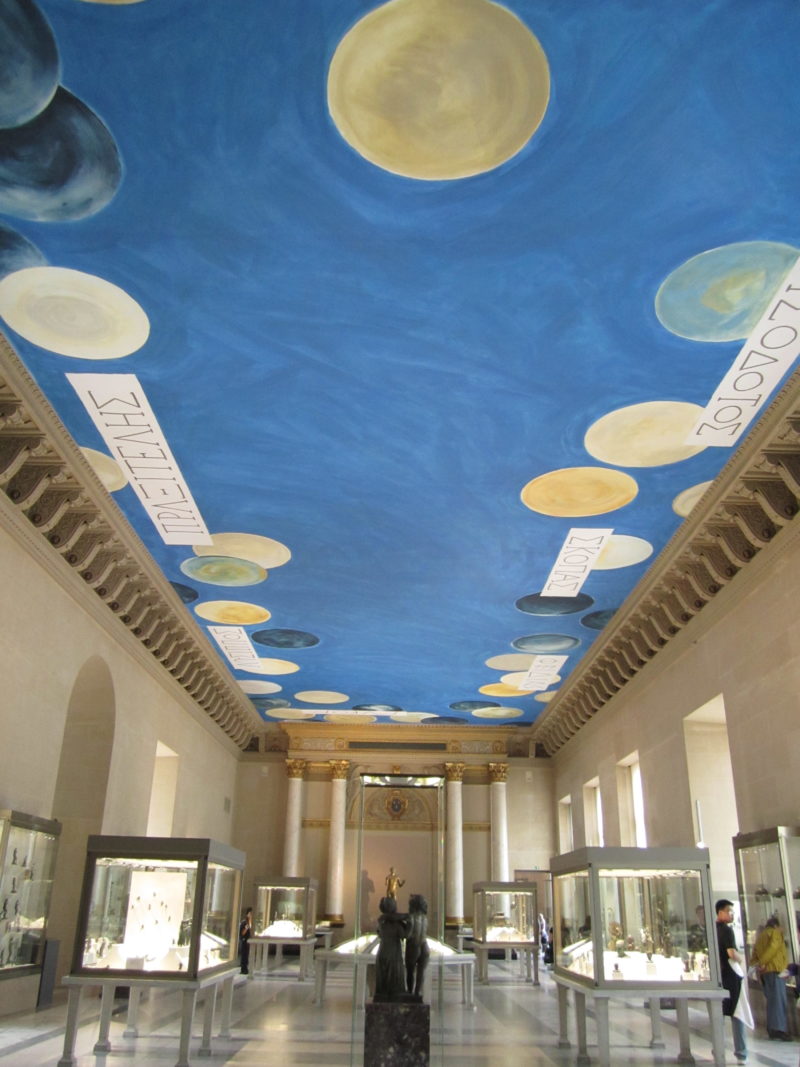 Cy Twombly – The Ceiling, 2010, approx. 344 m2 (3700 sq. ft.), Salle des Bronzes Antiques, Louvre, Paris