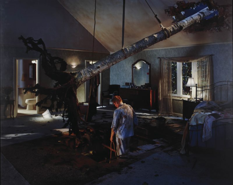 Gregory Crewdson - Untitled (Bedroom tree) from Twilight, 2001 - 2002