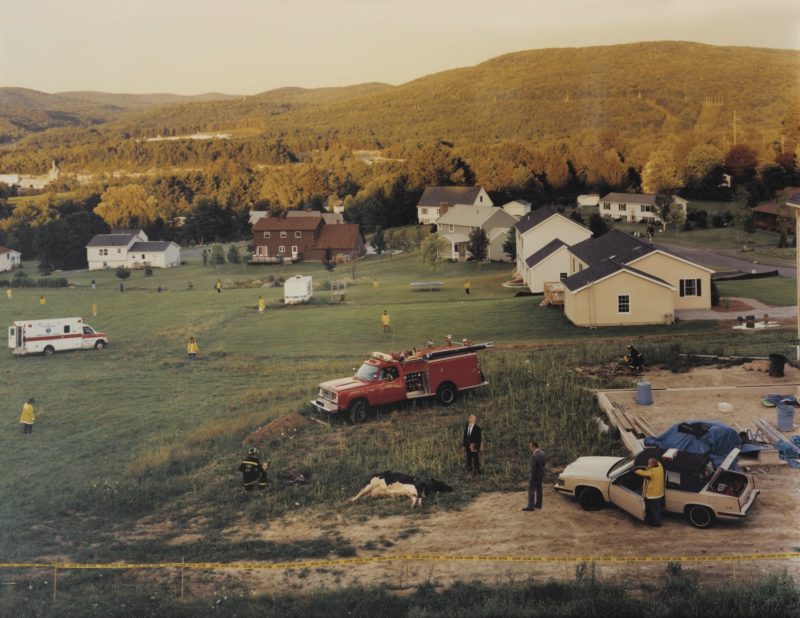 Gregory Crewdson - Untitled (Dead cow discovery) from Twilight, 1998