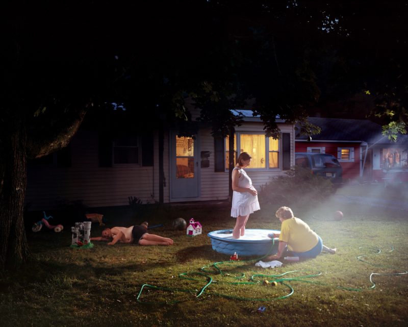 Gregory Crewdson - Untitled (Pregnant Woman in Pool) from Twilight, 1999