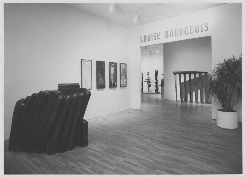 Installation view of the exhibition Louise Bourgeois, November 3, 1982 –February 8, 1983, The Museum of Modern Art