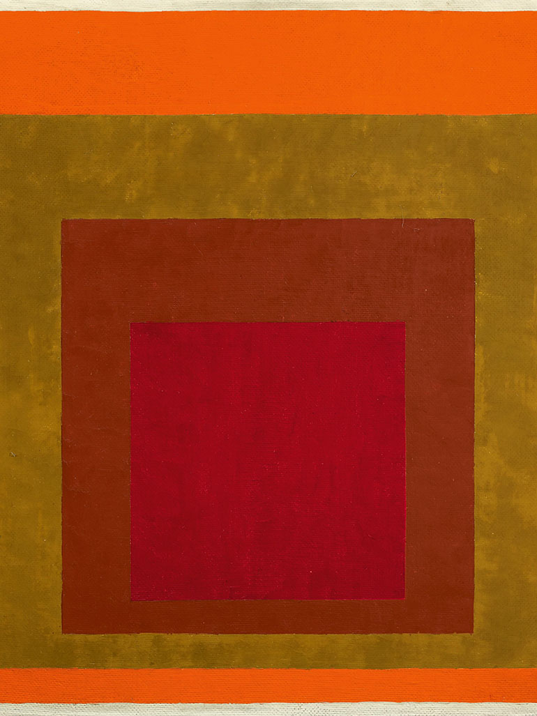 Josef-Albers-Study-to-Homage-to-the-Square-Warm-Welcome-1953-1955-oil-on-Masonite-56-x-56-cm