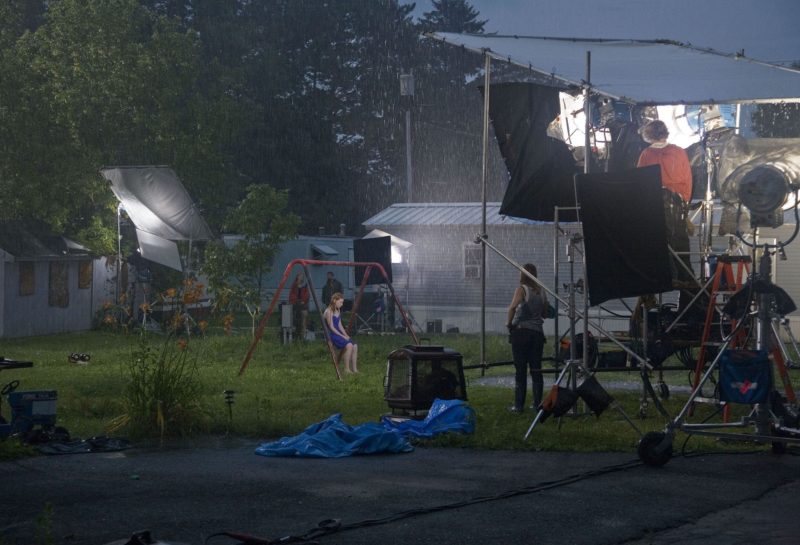 On set with the Crewdson crew