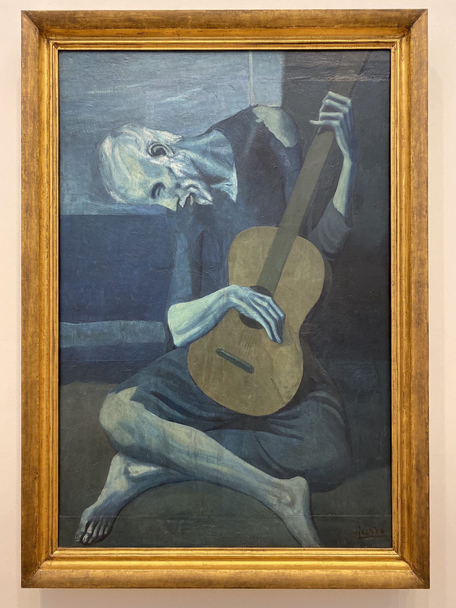 picasso the old guitarist analysis
