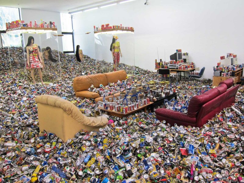 Thomas Hirschhorn - Too too much much, 2010, dimensions variable, Museum Dhondt-Dhaenens, Deurle, Belgium, 2010, photo Romain Lopez