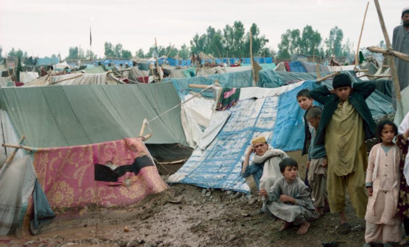 Afghan refugee living in terrible condition in the Jaluzu camp