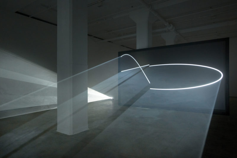 Anthony McCall - Face to Face, 2013, installation view, Sean Kelly Gallery, New York, 2013