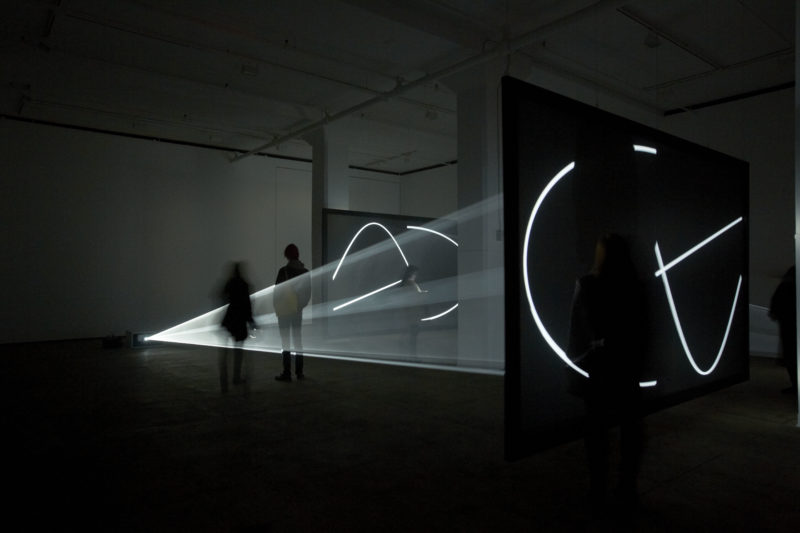 Anthony McCall - Face to Face, 2013, installation view, Sean Kelly Gallery, New York, 2013