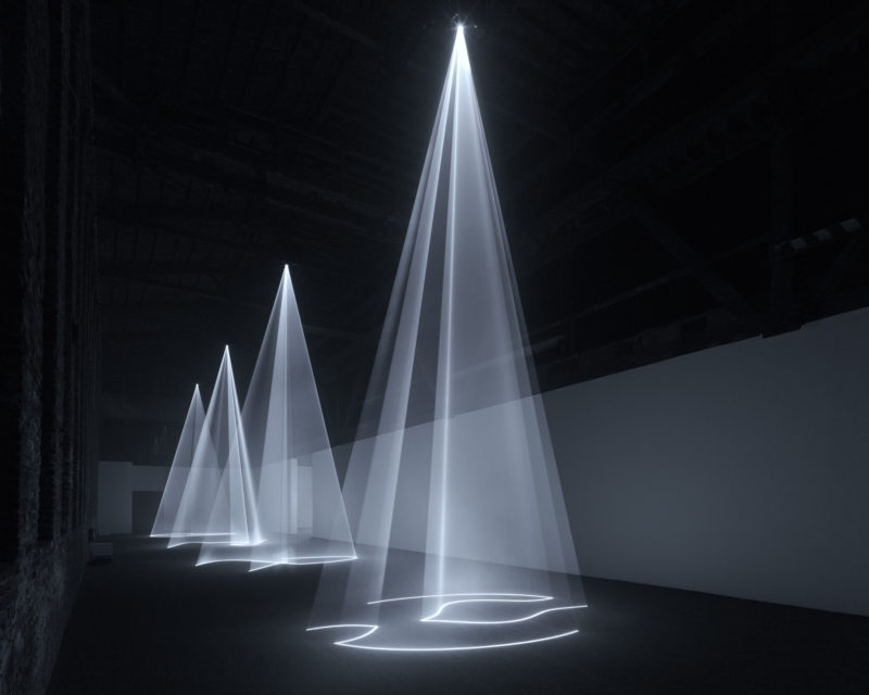 Anthony McCall - Solid Light Works, Installation view, Pioneer Works, Brooklyn, 2018