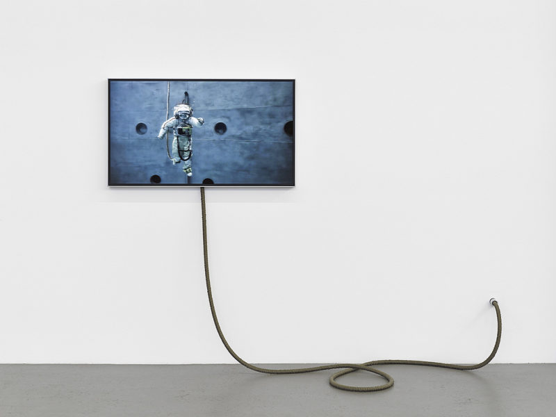 Michael Najjar – outer space (2011–ongoing, installation view, Wemhöner Collection, Berlin