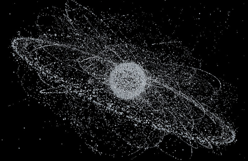 Michael Najjar – space debris I, 2012