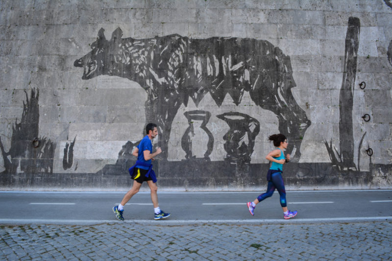 William Kentridge – Triumphs and Laments, 2016, Rome, Italy, 500 x 10 meters