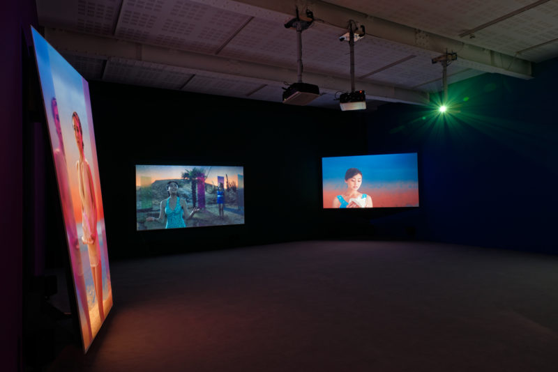 Yang Fudong - The Coloured Sky - New Women II, installation view, April 18 - May 30, 2015, Marian Goodman Gallery, Paris