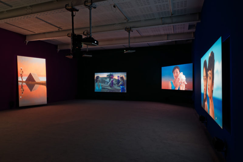 Yang Fudong - The Coloured Sky - New Women II, installation view, April 18 - May 30, 2015, Marian Goodman Gallery, Paris