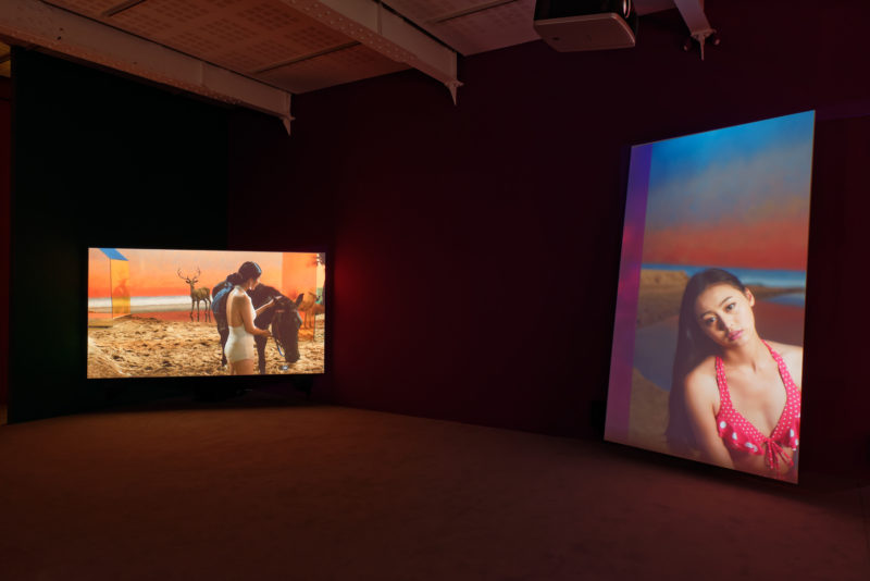 Yang Fudong - The Coloured Sky - New Women II, installation view, April 18 - May 30, 2015, Marian Goodman Gallery, Paris