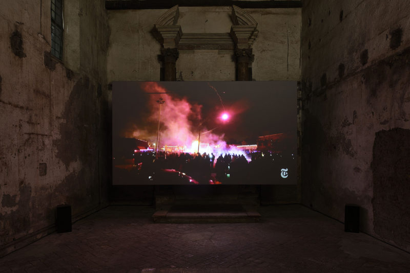 Arthur Jafa - Love Is The Message, The Message Is Death, Sant’Andrea de Scaphis, Rome, 2018, photo Roberto Apa