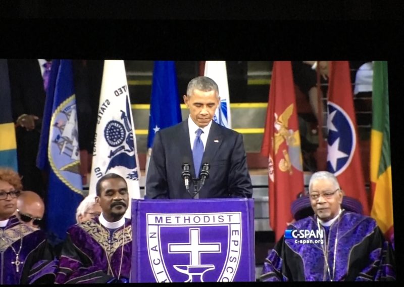 Barack Obama in Arthur Jafa's Love Is the Message, The Message Is Death, 2016