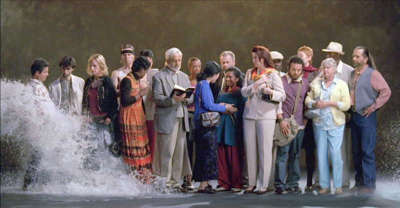 Bill Viola - The Raft, May 2004, video/sound installation