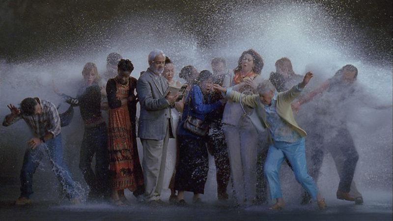 Bill Viola - The Raft, May 2004, video/sound installation