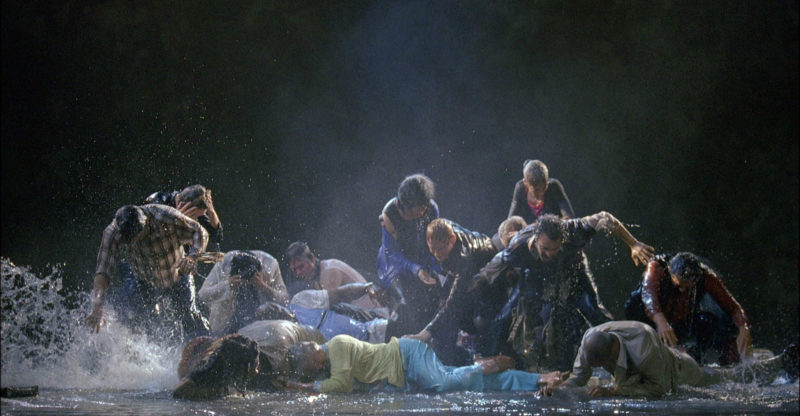 Bill Viola - The Raft, May 2004, video/sound installation