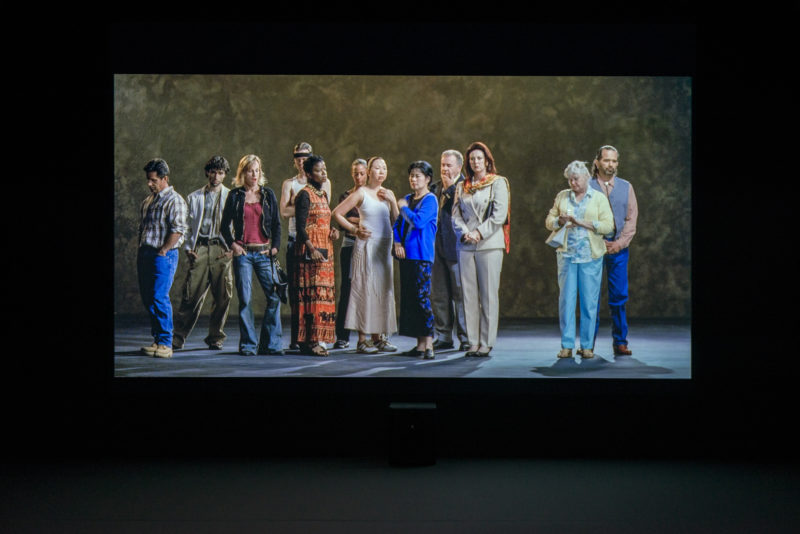 Bill Viola - The Raft, May 2004, video/sound installation, installation view Fridericianum, Kassel