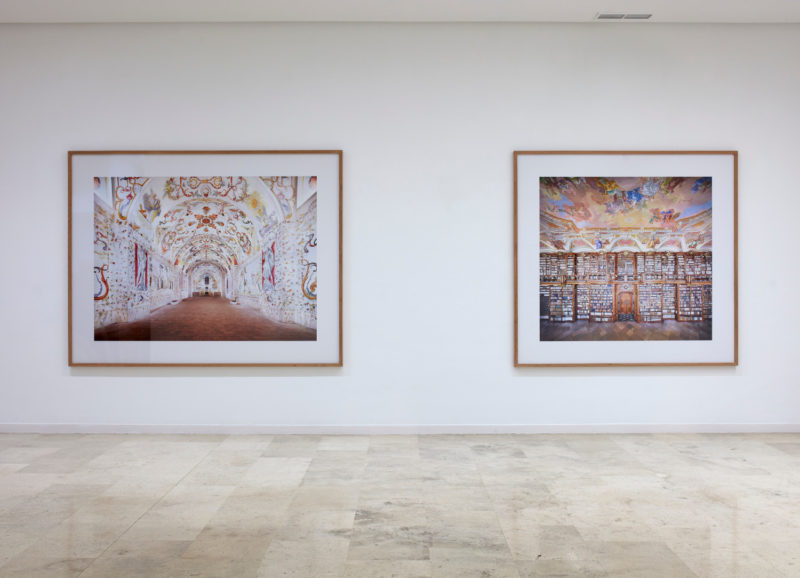 Candida Höfer - Installation view of The Space, the Detail, the Image, Galería Helga de Alvear, Madrid, Spain