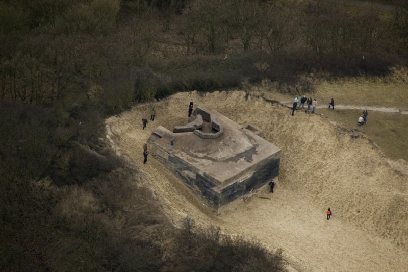 Cyprien Gaillard - Dunepark, 2009, installation with German bunker at Scheveningen, The Hague, Netherlands