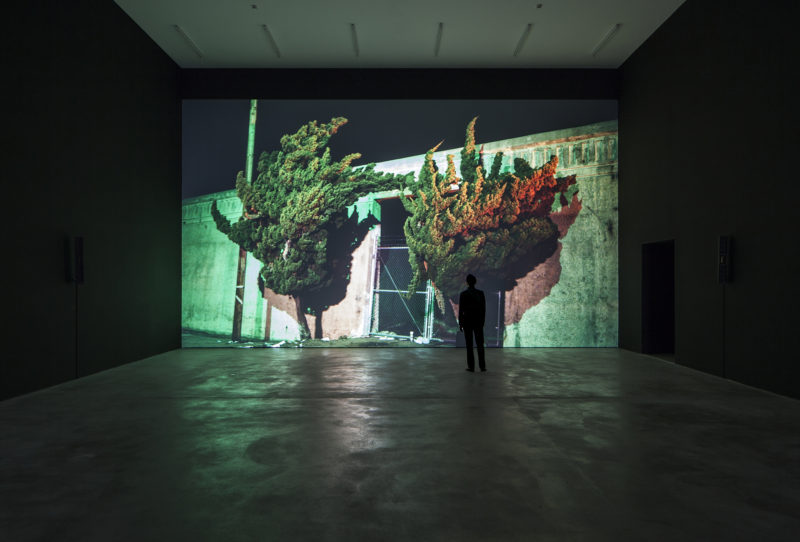 Cyprien Gaillard - Nightlife, 2015, 3D motion picture, 14min 56sec, installation view, Cyprien Gaillard - Where Nature Runs Riot, Sprüth Magers, Berlin, May 2 – July 18, 2015