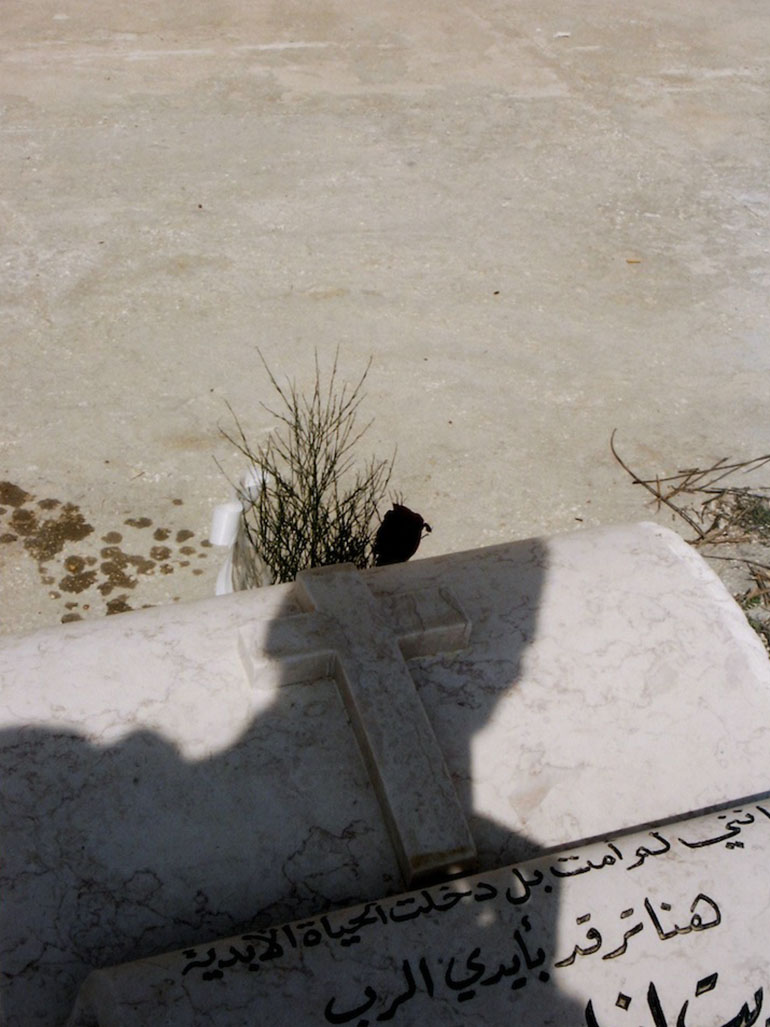Emily Jacir - Where We Come From (Munir), 2001-2003, Chromogenic print and text panel, feat