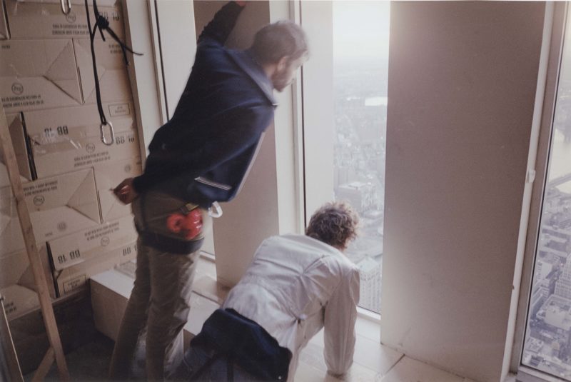 Gelitin - The B-Thing, March 2000, installation, 91st Floor of WTC 1
