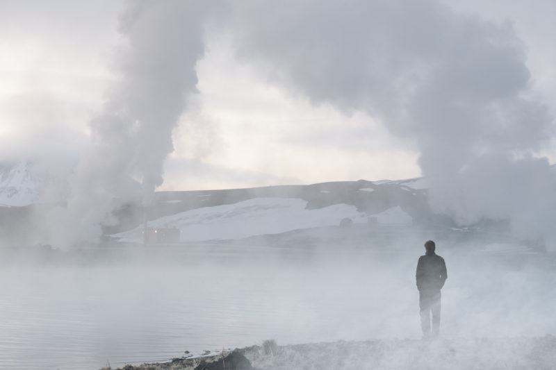 Ingvar Eggert Sigurosson in Isaac Julien's Playtime, 2014, Seven screen ultra high definition video installation with 7.1 surround sound, 66 min 57 sec.