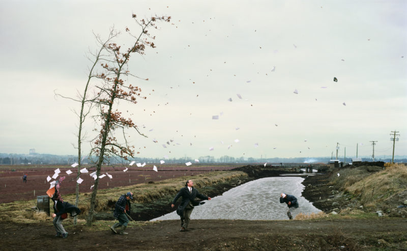 Jeff Wall - A Sudden Gust of Wind (after Hokusai), 1993